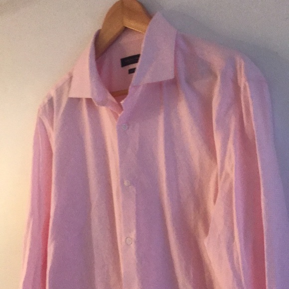Brand New Marc New York Slim Fit pink and white dress shirt Andrew Marc 2 for 30 - Picture 1 of 4